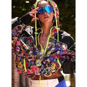 Free People Happy Camper Pullover Free Throw Floral size S